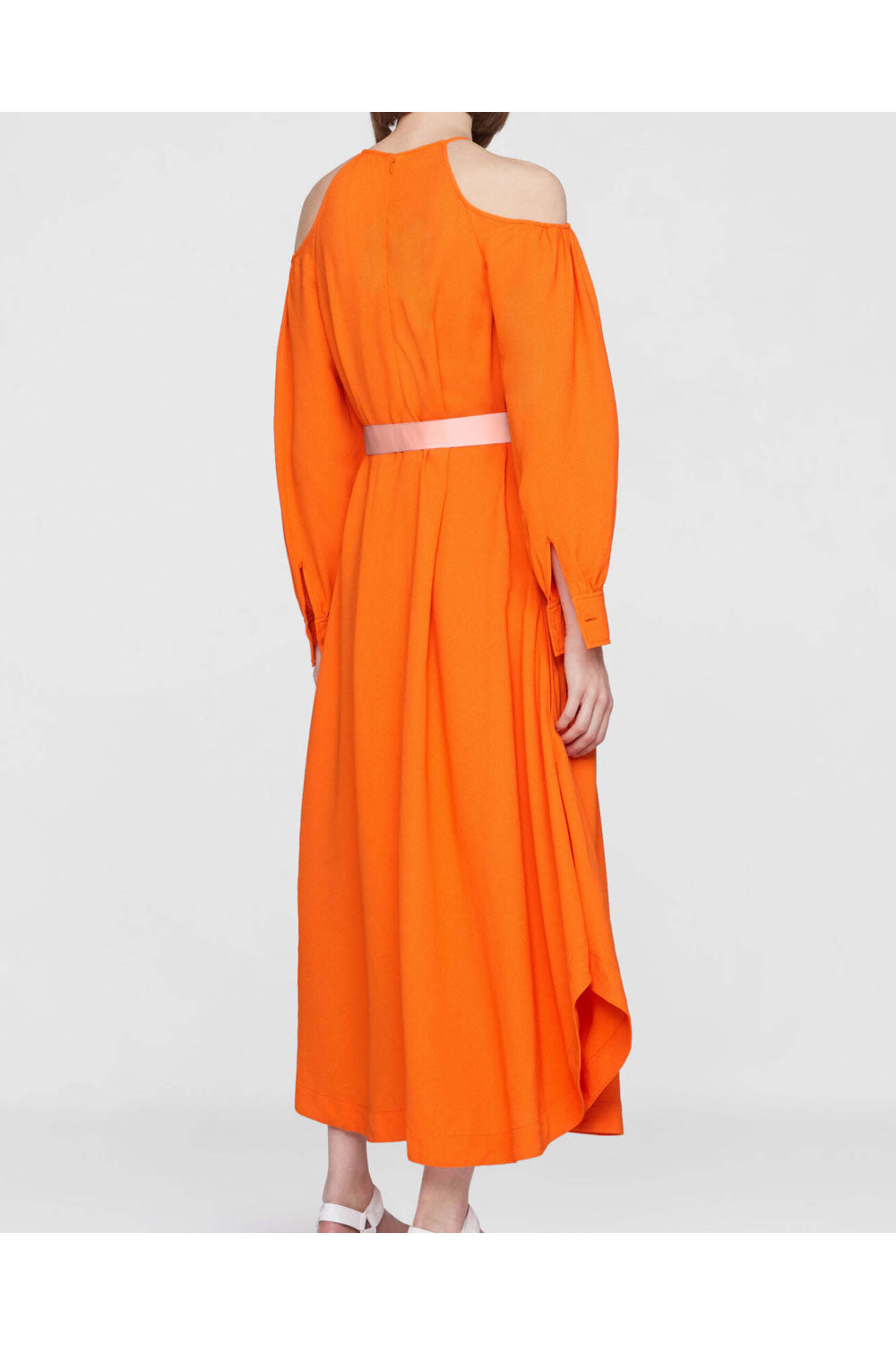 orange stella mccartney dress Stella McCartney Scoop Neck Long Dress - Orange Dresses, Clothing -  STL311586