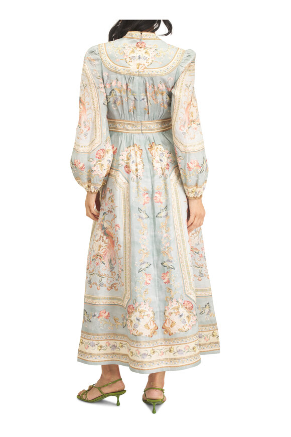 Zimmermann Roselight Plunge Midi Dress - view 3