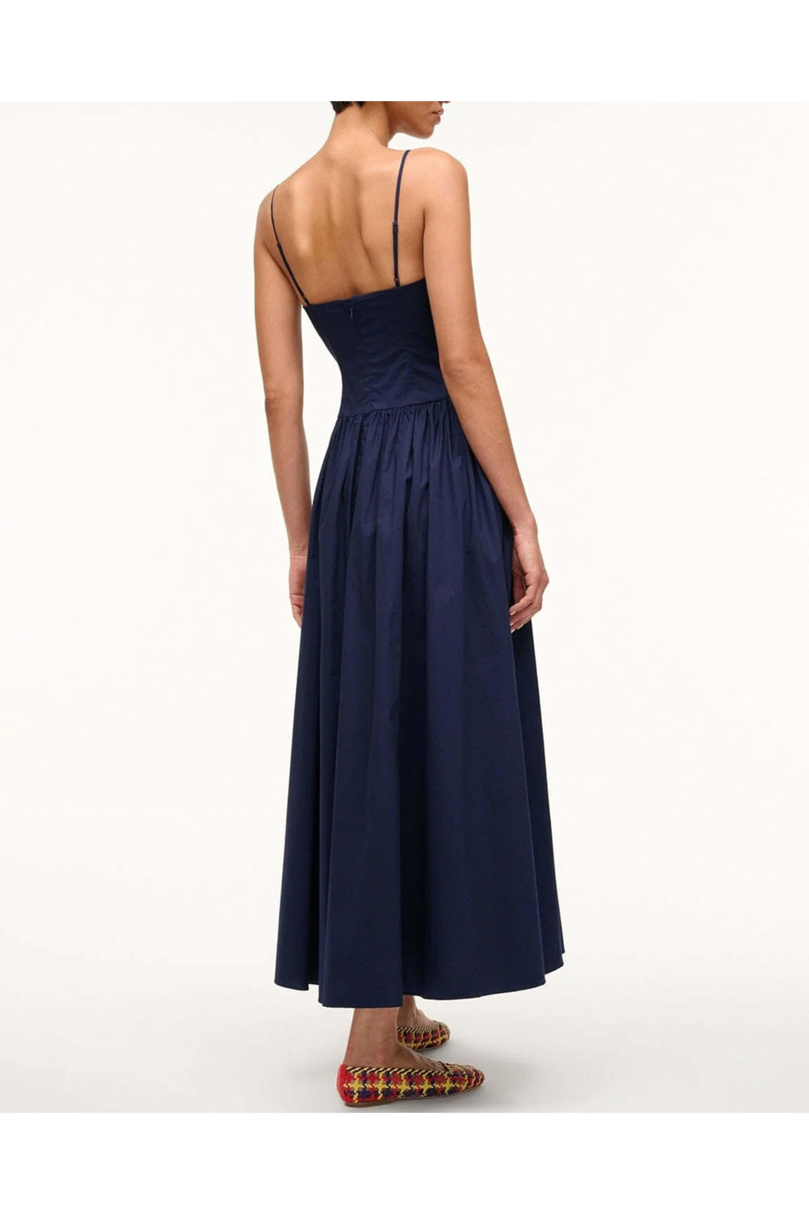 Staud - Navy Dena Dress