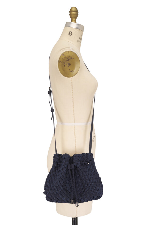 Naghedi Gramercy Indigo Double Weave Denim Bucket Bag - view 7