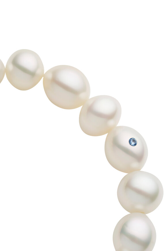 Paspaley Delfini Blue Pearl Strand Bracelet - view 4
