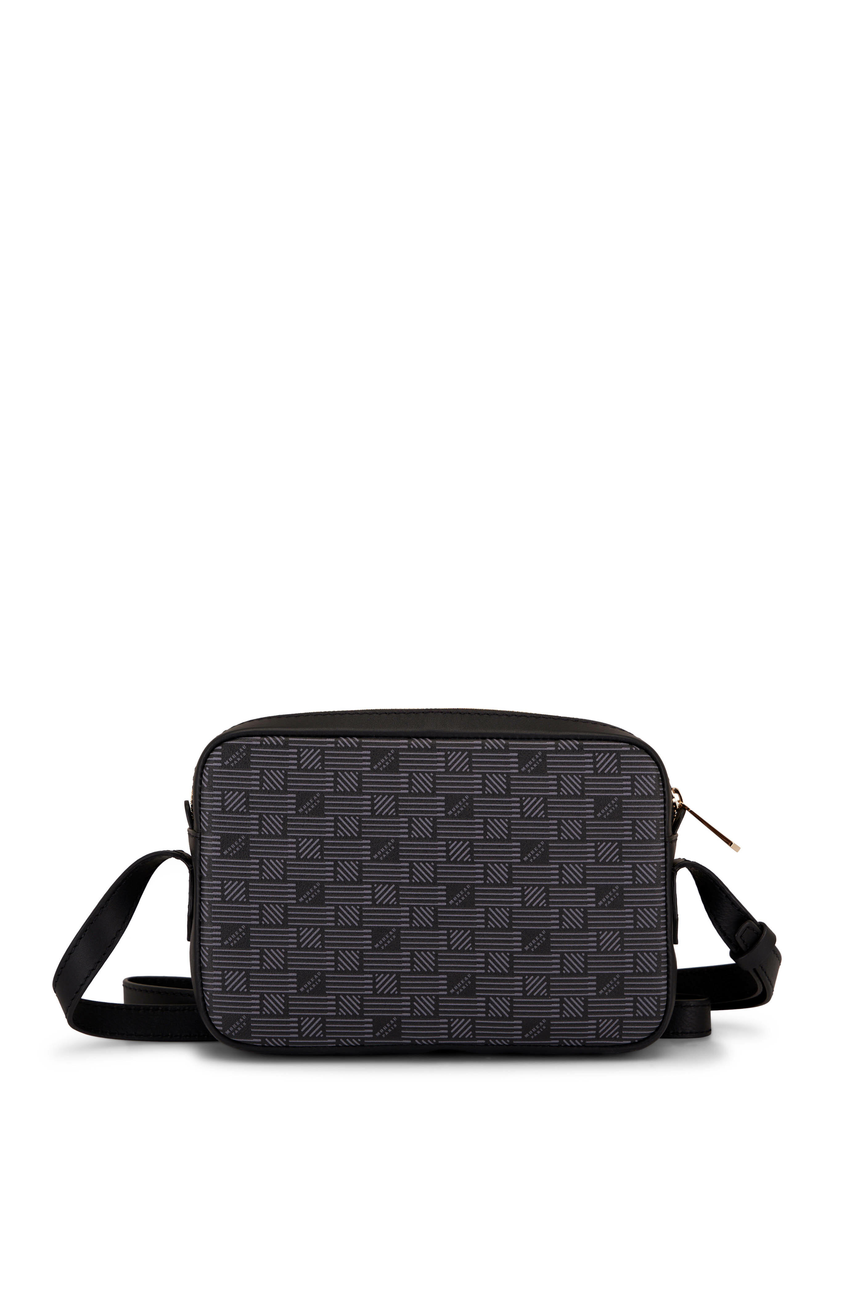 Moreau Paris - Savoie 24 Black Leather Crossbody Camera Bag Moreau Paris - Savoie 24 Black Leather Crossbody Camera Bag