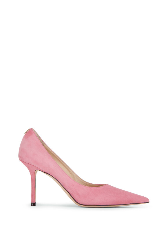Jimmy Choo - Love Candy Pink Suede Pump, 85mm