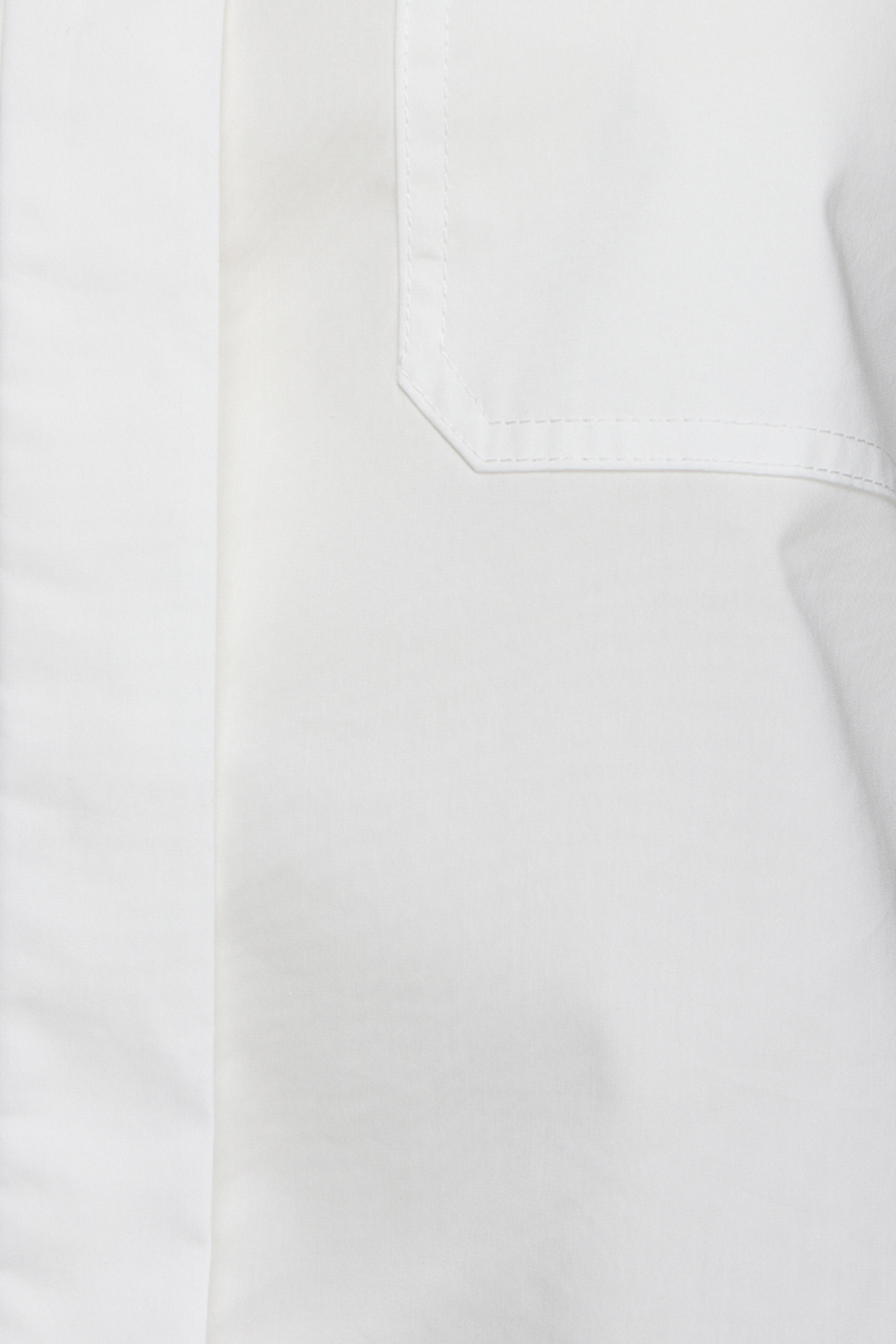 Simkhai - Winslow White Sleeveless Cropped Shirt