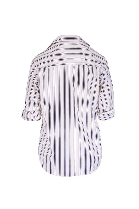 Frank & Eileen Waverly NYC Black & Tan Button-Up Shirt - view 3