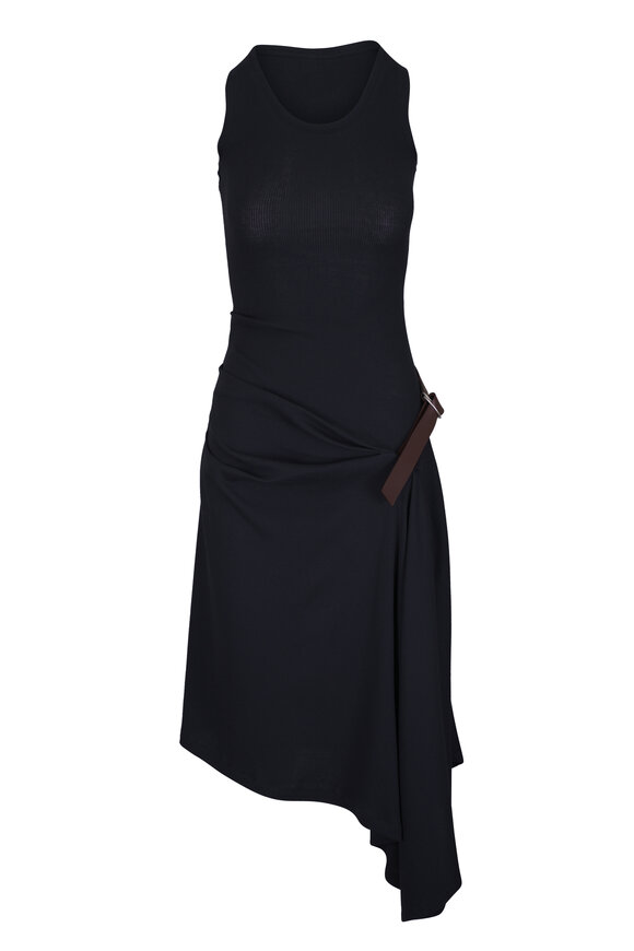 Loewe Black Jersey Cotton Tank Dress