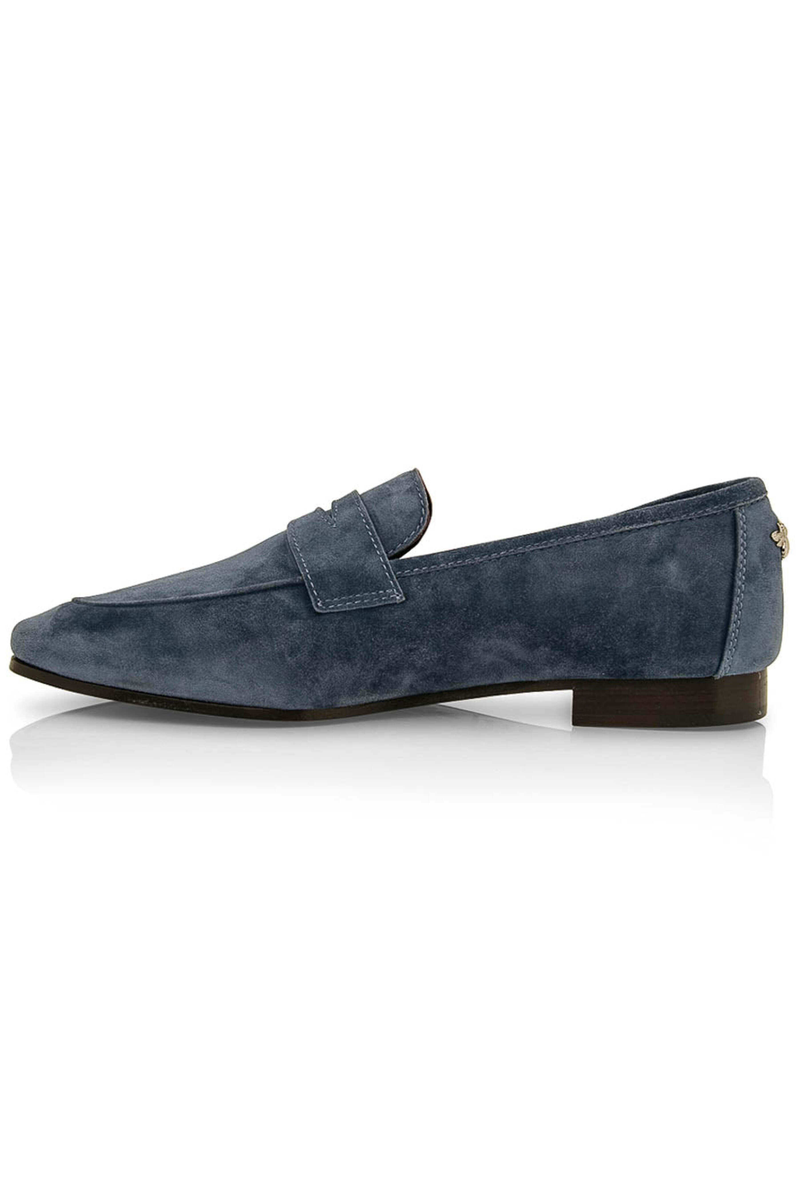 Bougeotte - Light Blue Suede Flaneur Loafer