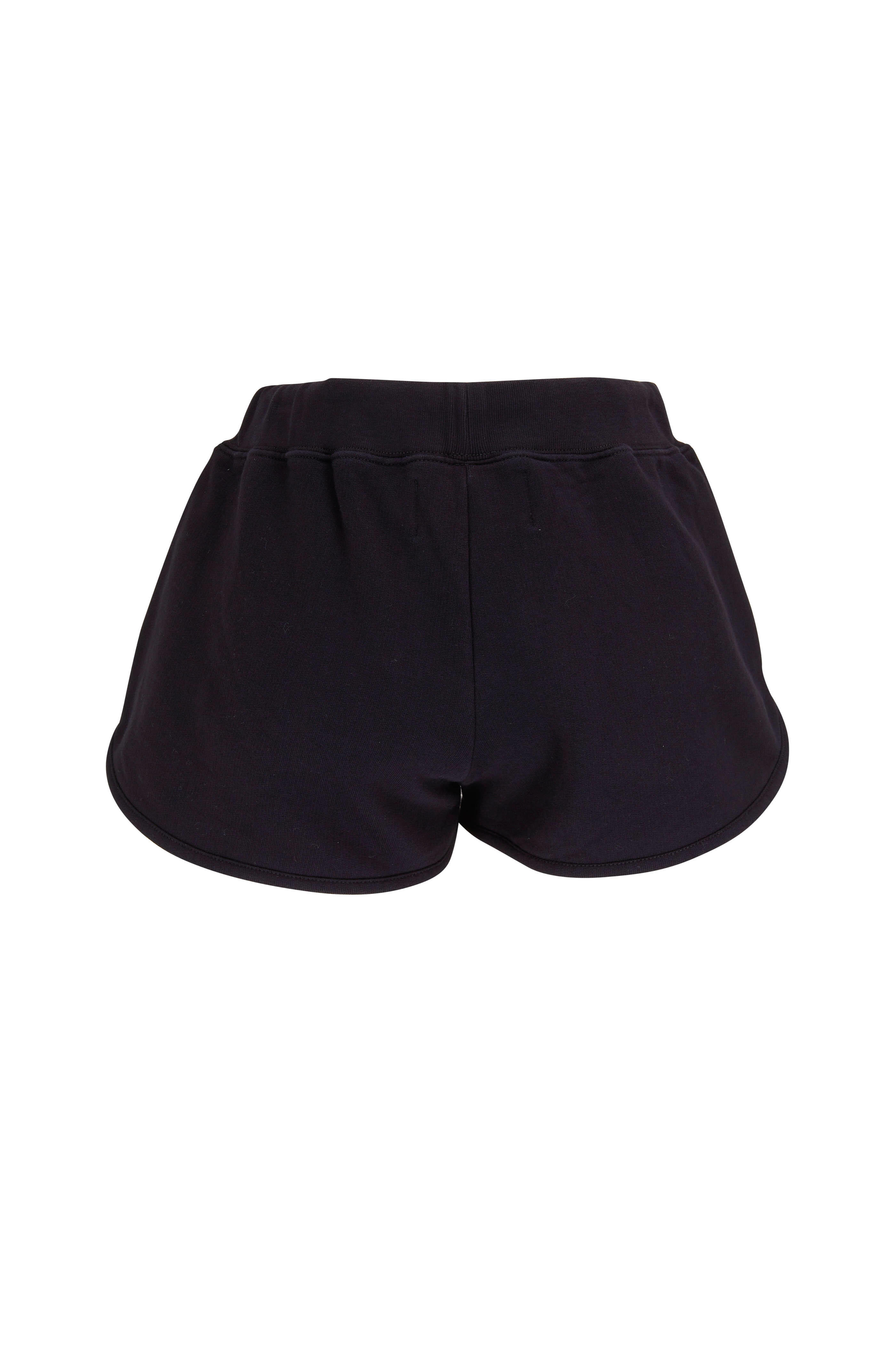 Golden Goose - Diana Black Star Motif Cotton Shorts