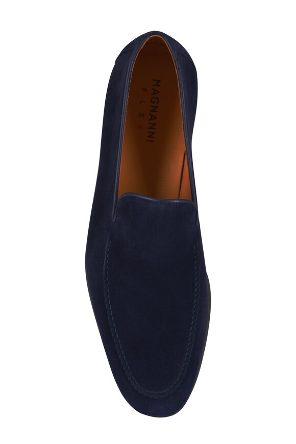 Magnanni Lecera Navy Suede Loafer - view 4