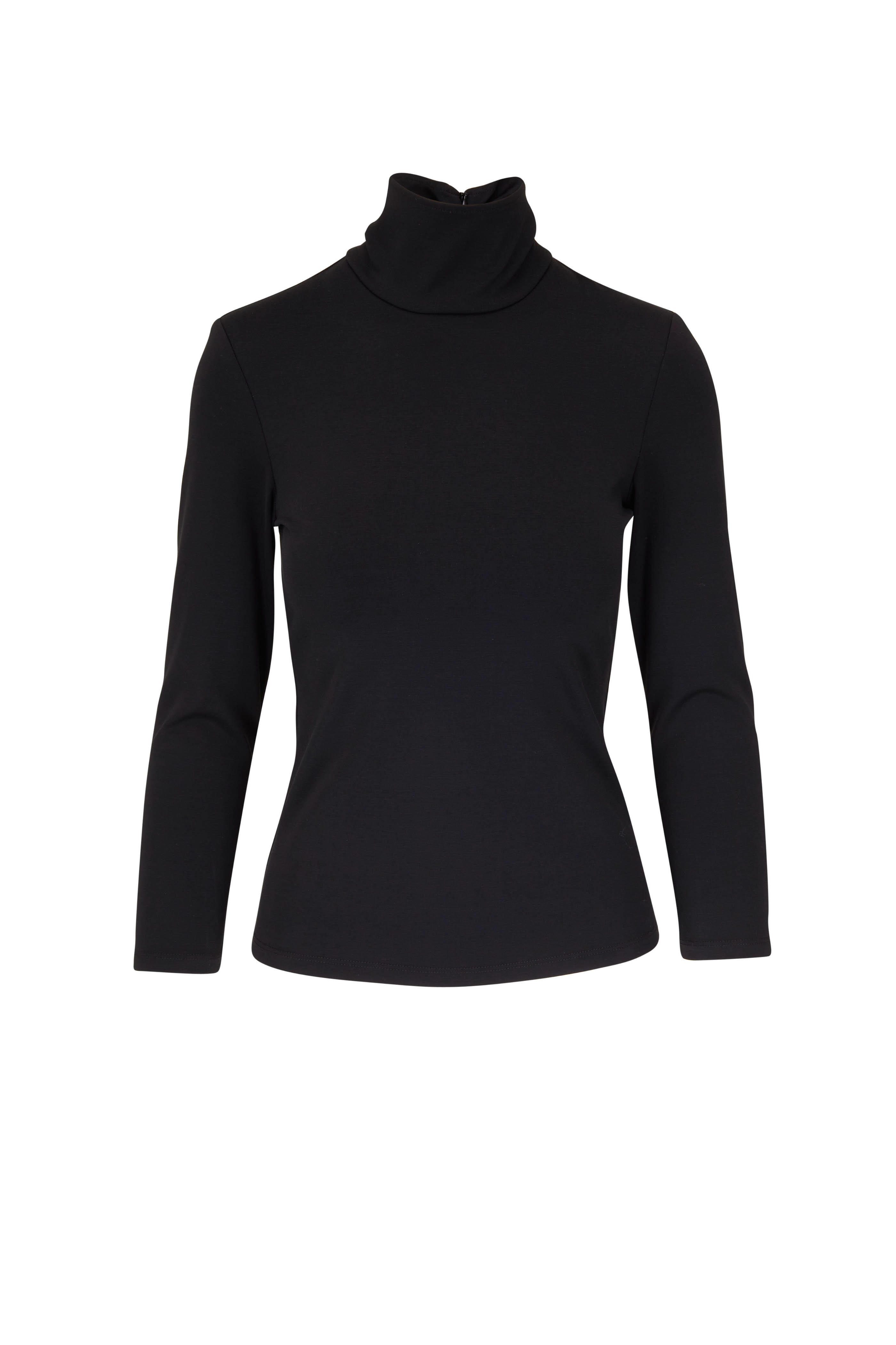 KZ_K Studio - Second Skin Black Cinch Turtleneck