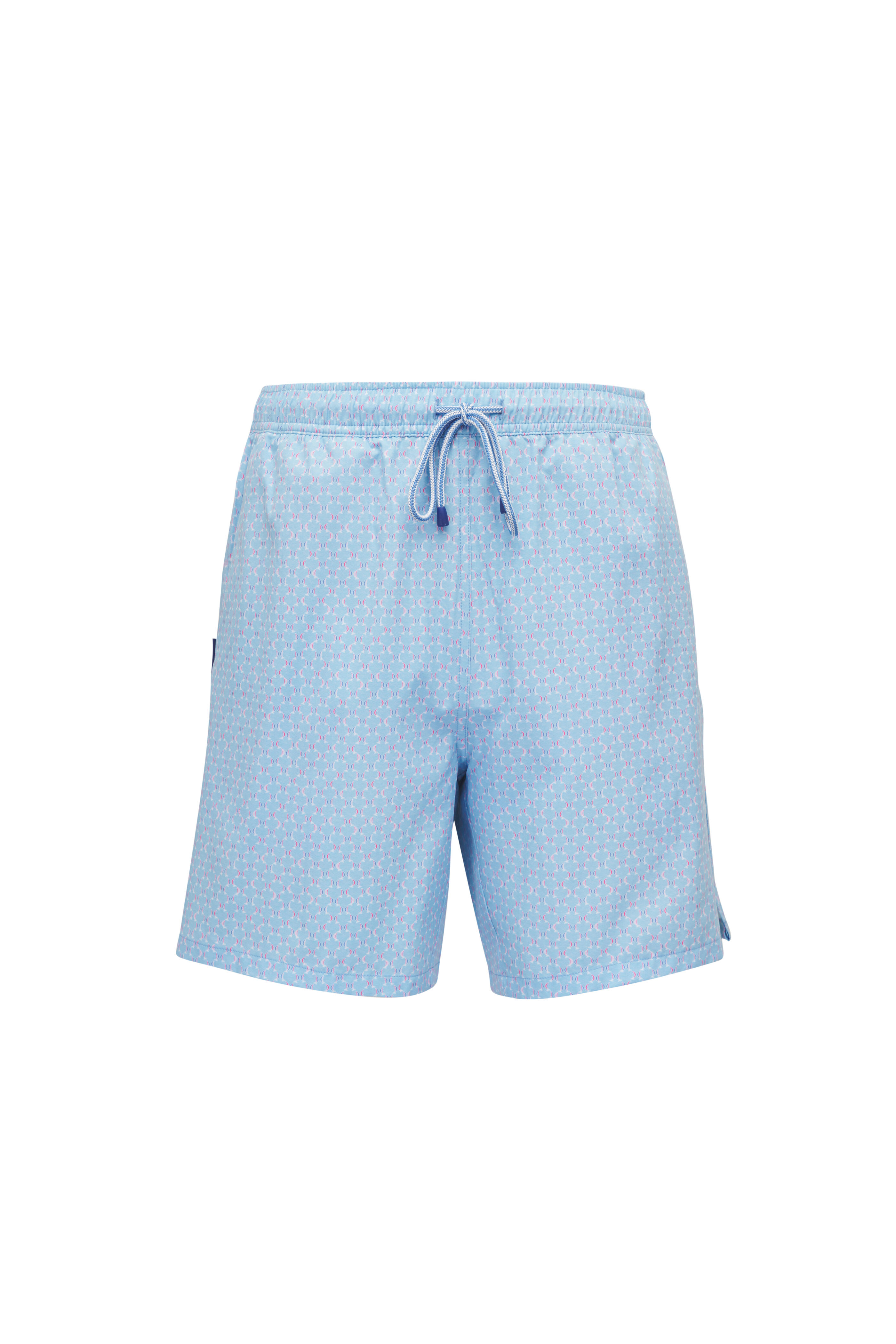 Peter Millar - Wind In Your Sails Seaport Blue Swim Trunks