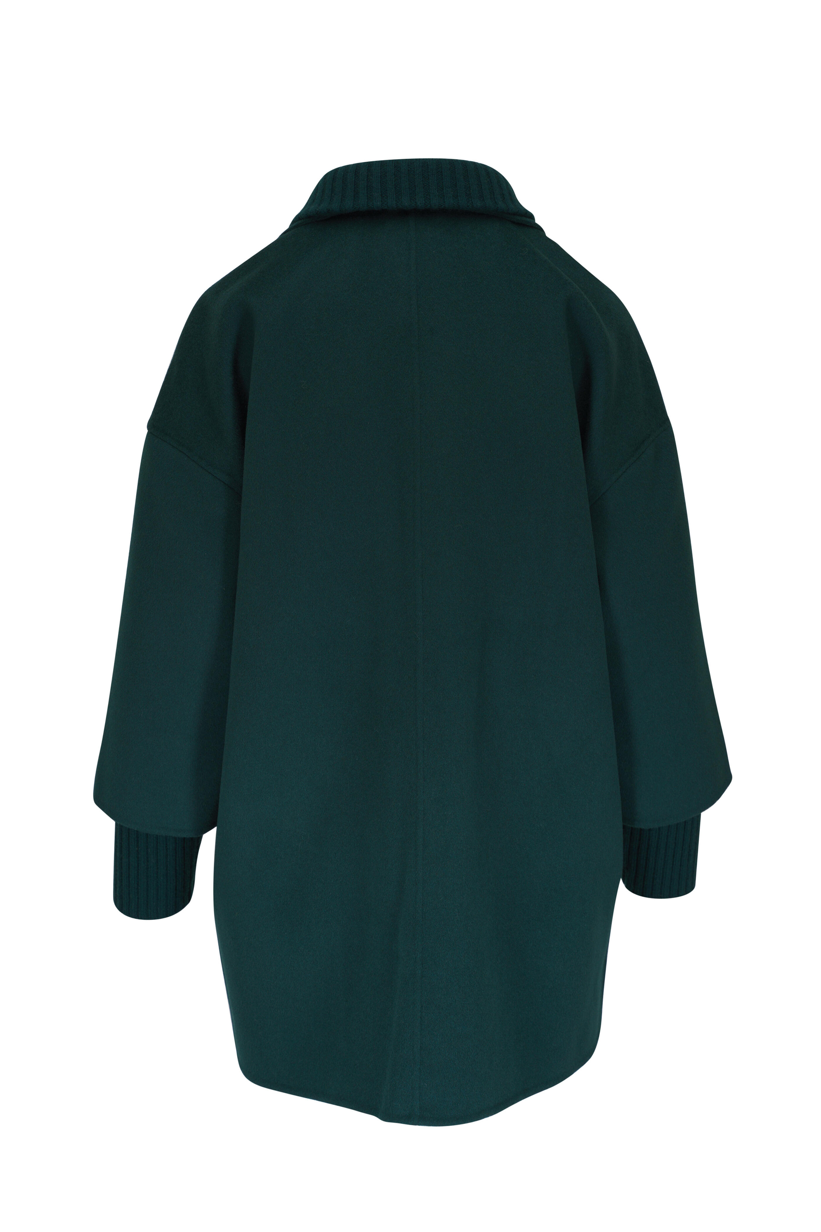 Kinross - Crypress Knit Insert Mock Neck Coat - view 2
