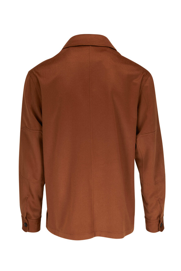 Zegna - Vicuna Brown Cashmere Overshirt