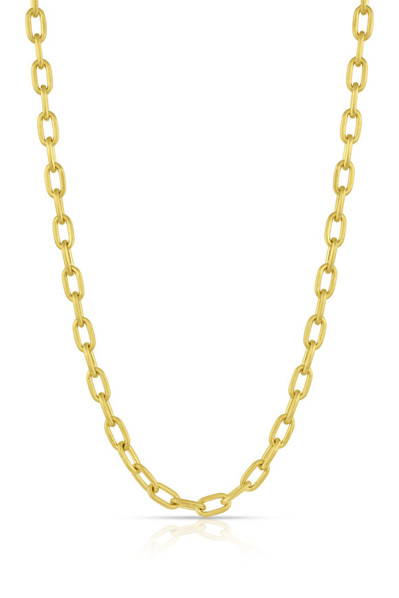 Leigh Maxwell 18k Yellow Gold Large Oval Link Chain - view 1