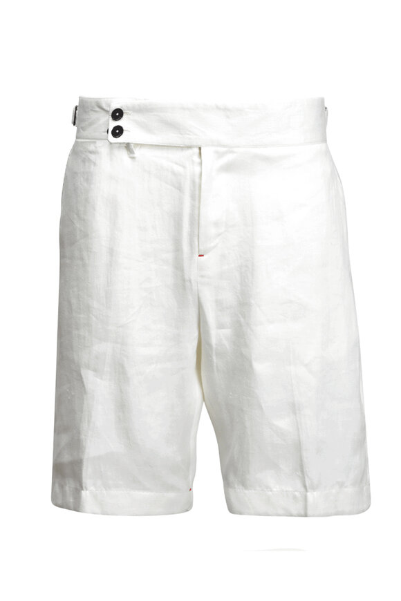 VIP【関税送料無料】希少 BRUNELLO CUCINELLI WHITE SHORTS Brunello Cucinelli - White Bermuda Shorts | Mitchell Stores