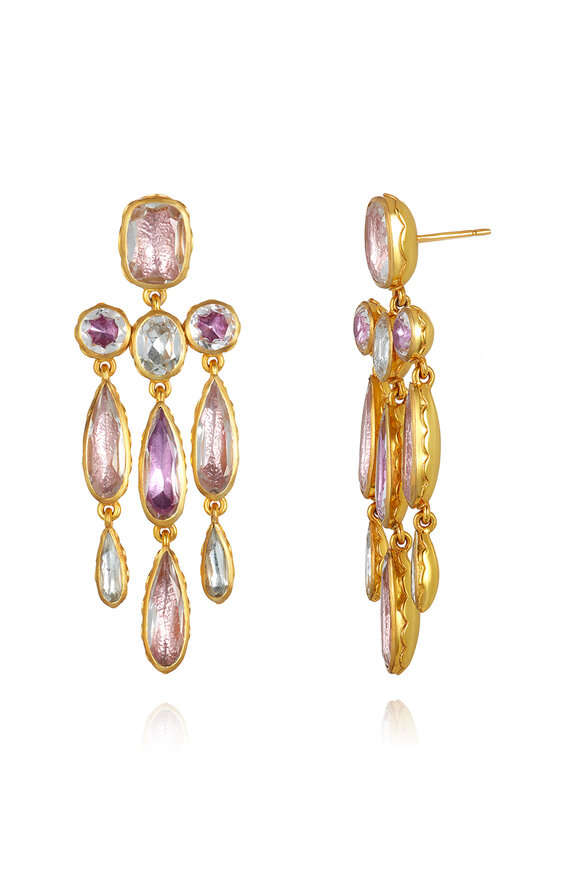 Larkspur & Hawk - Catherine Long Girandole Earrings