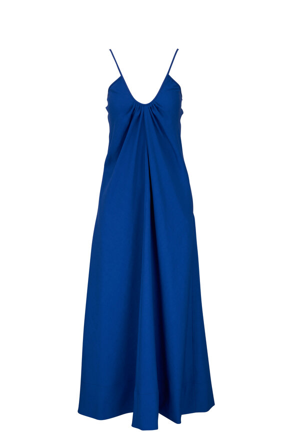 Dorothee Schumacher - Summer Cruise Royal Blue Linen Maxi Dress