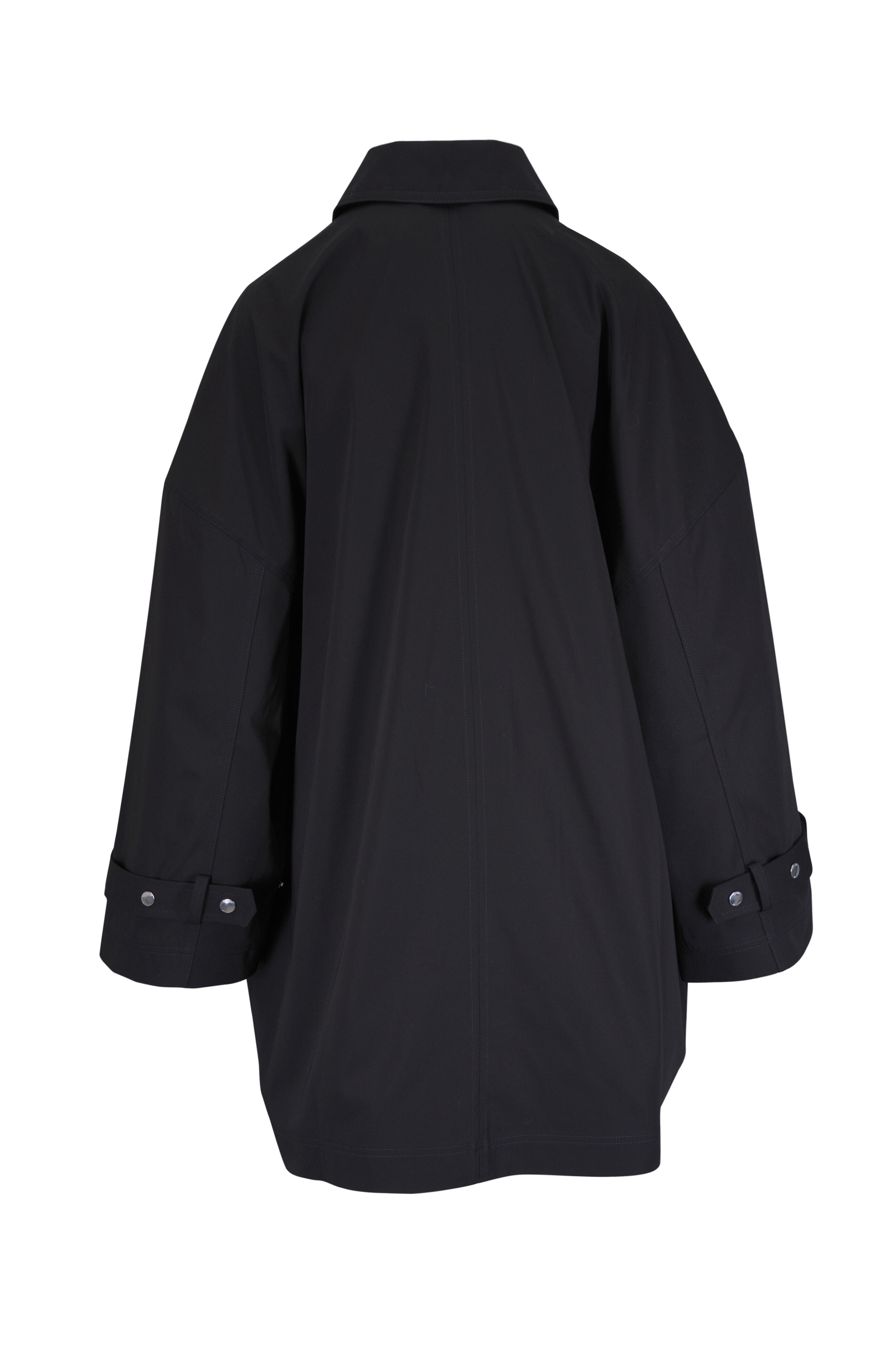 Totême - Black Oversized Trench Jacket