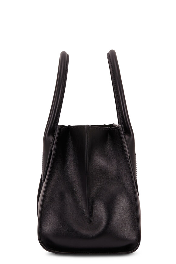 Tod's - Manici Black Leather Medium Shopper Tote