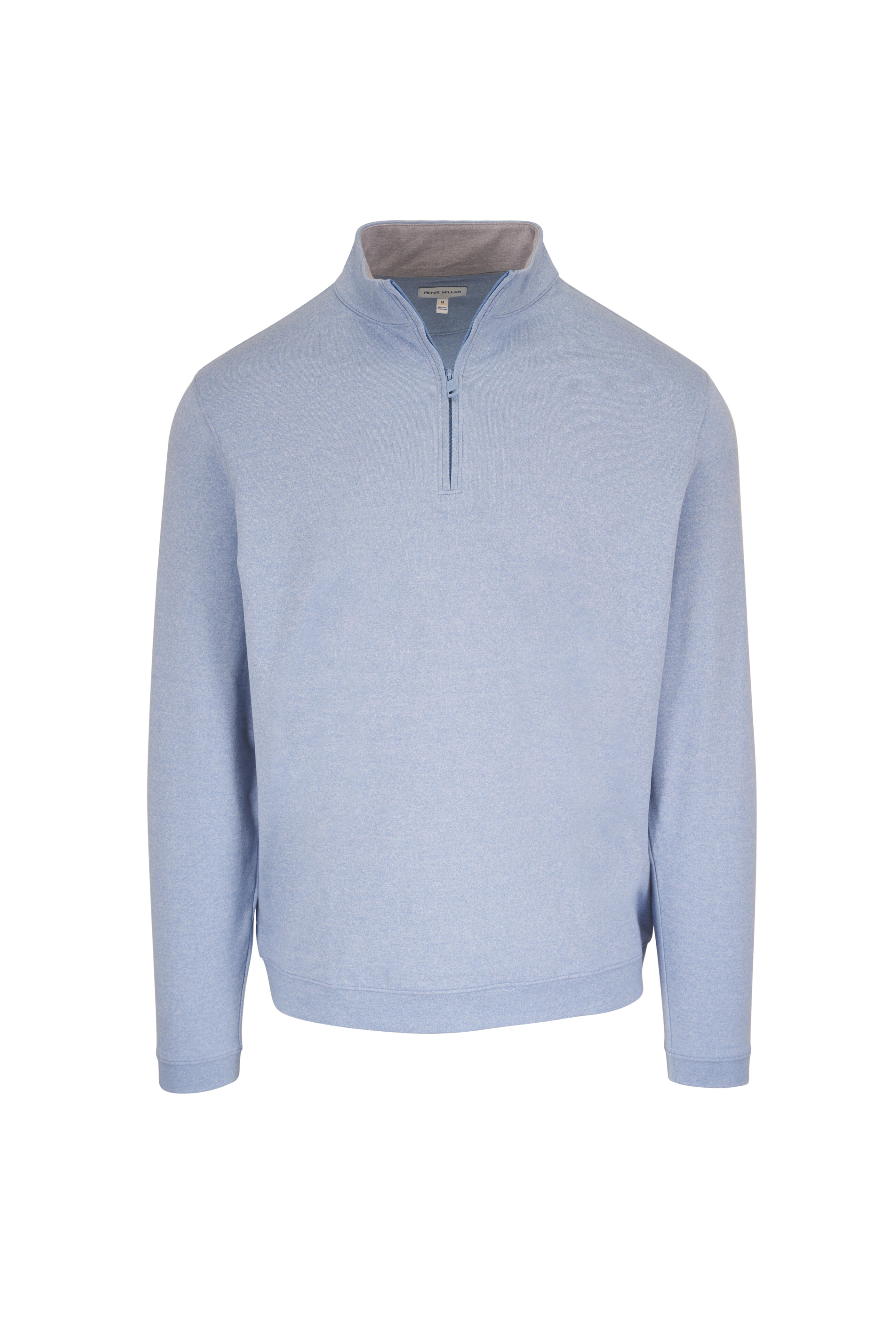Peter Millar - Ardent Air Light Blue Performance Quarter-Zip - view 1