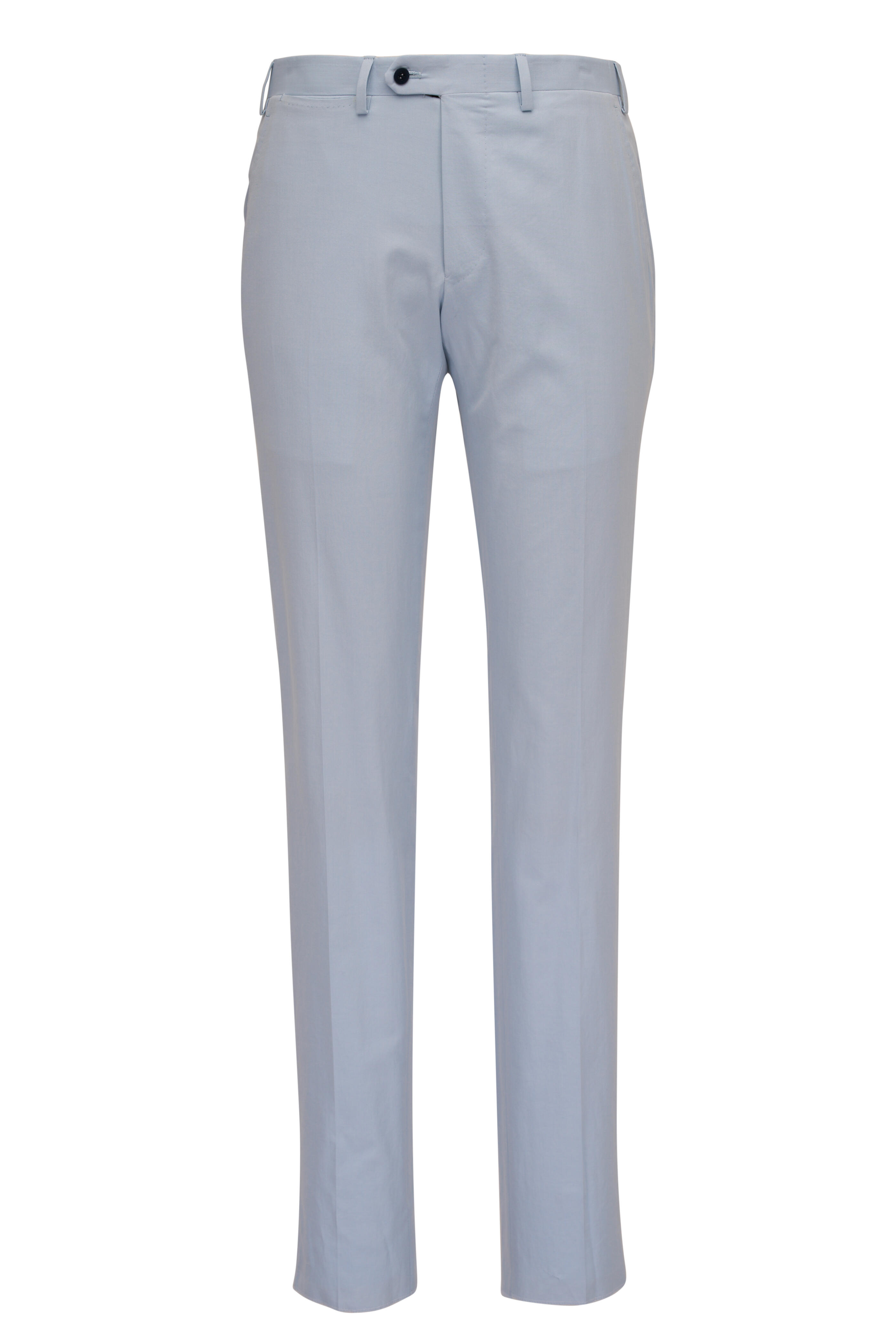 Kiton - Ice Blue Cotton Dress Pant