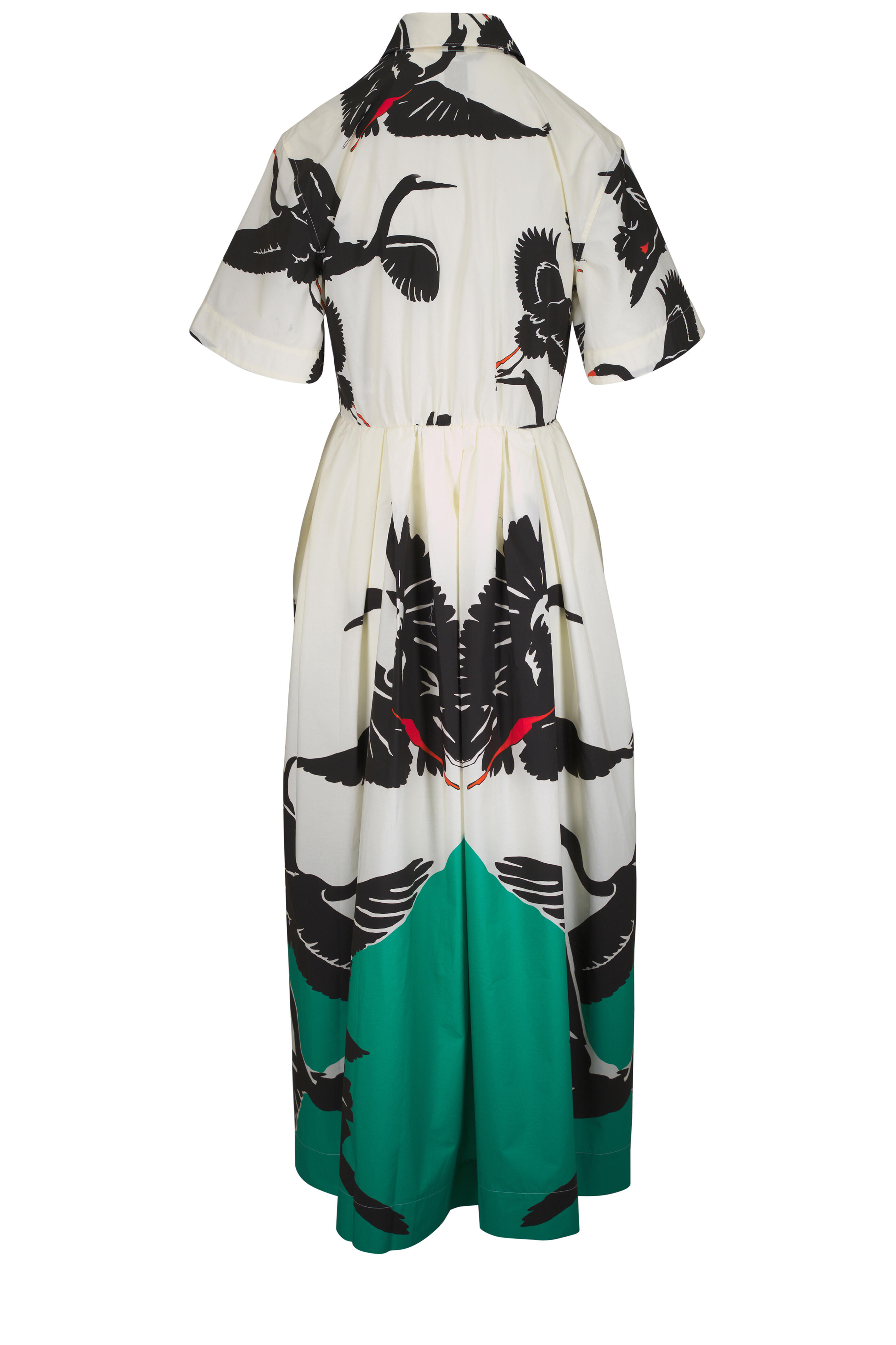 Sara Roka - Marylu Bird Print Midi Dress | Mitchell Stores