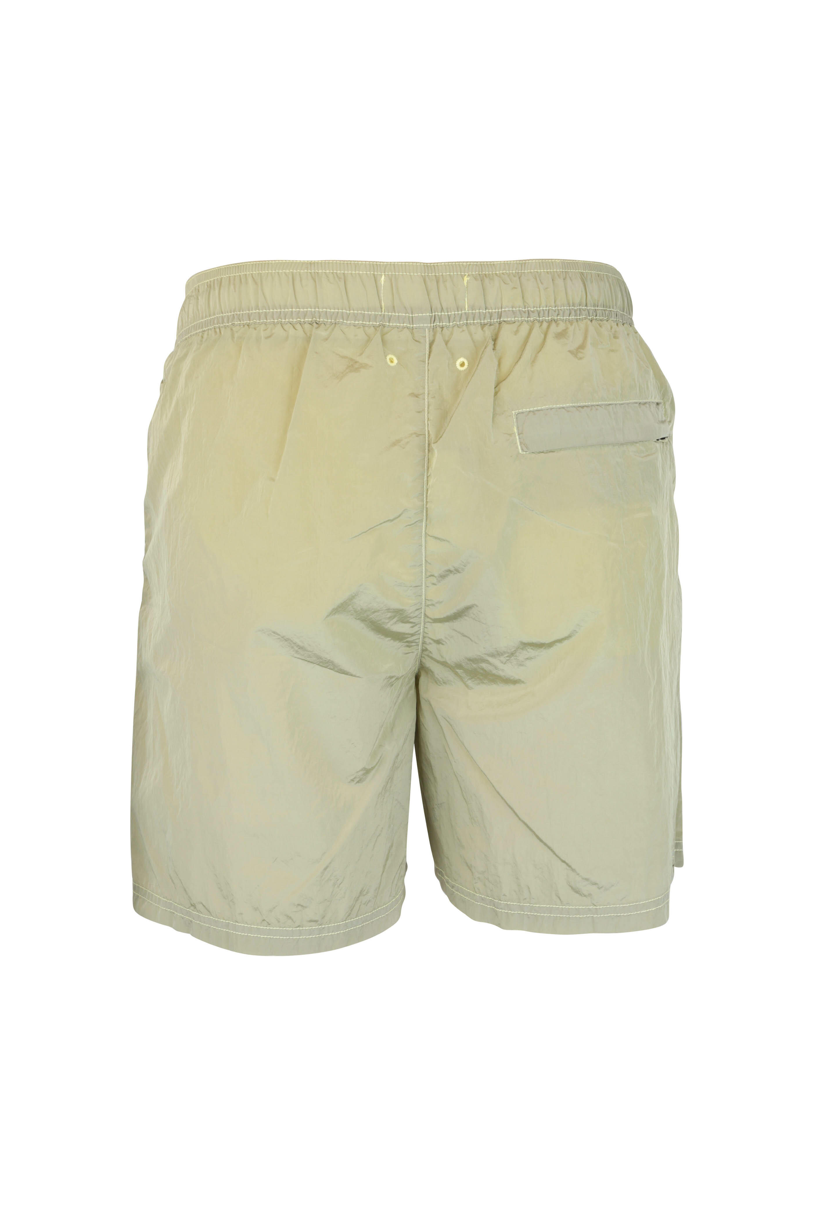 Stone Island - Lemon Nylon Sweat Shorts