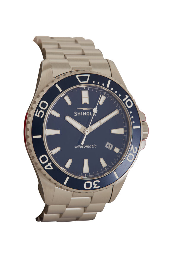 Shinola - The Lake Michigan Monster Blue Watch, 43mm