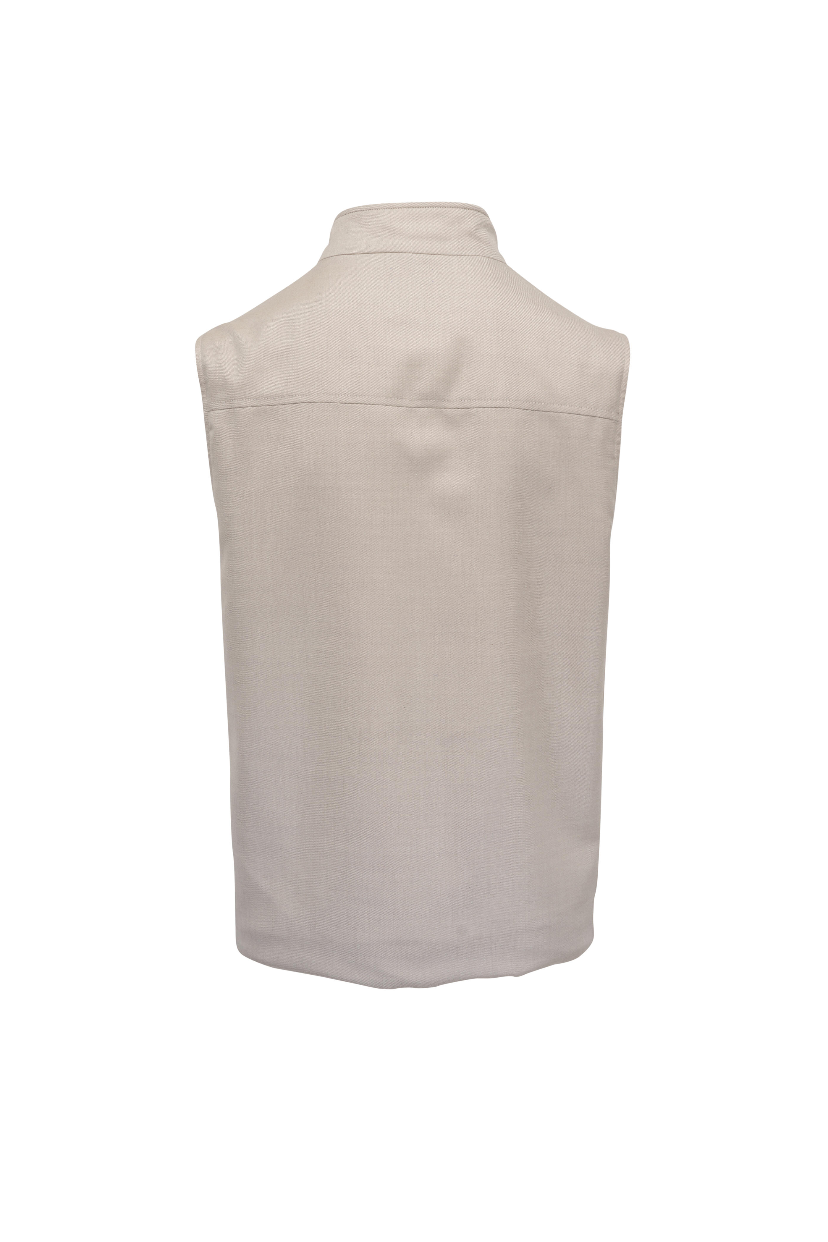 トップス Antwort REVERSIBLE VEST size3 Agnona - Taupe Reversible Vest | Mitchell Stores