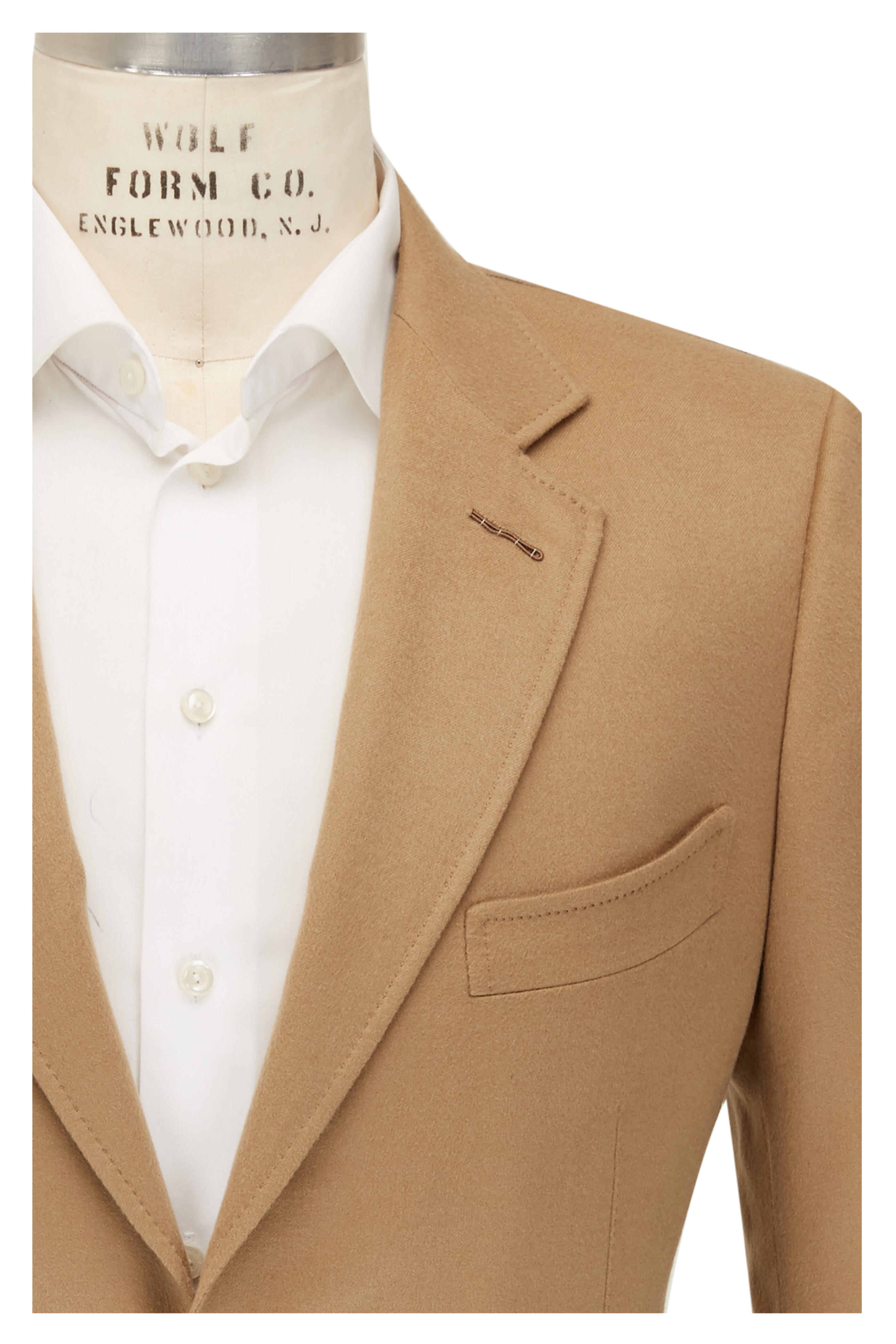 Tom Ford - Camel Brushed Cashmere Sportcoat - view 1