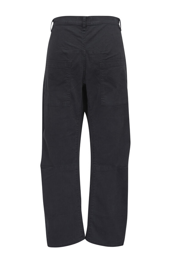 Nili Lotan Emerson Carbon Barrel Leg Pant - view 3