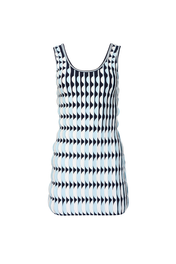 Simkhai Lorien Sky & Navy Mini Dress