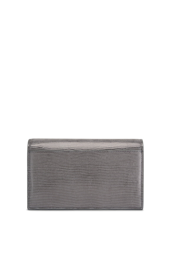 Akris - Anouk Inox Metallic Envelope Clutch 