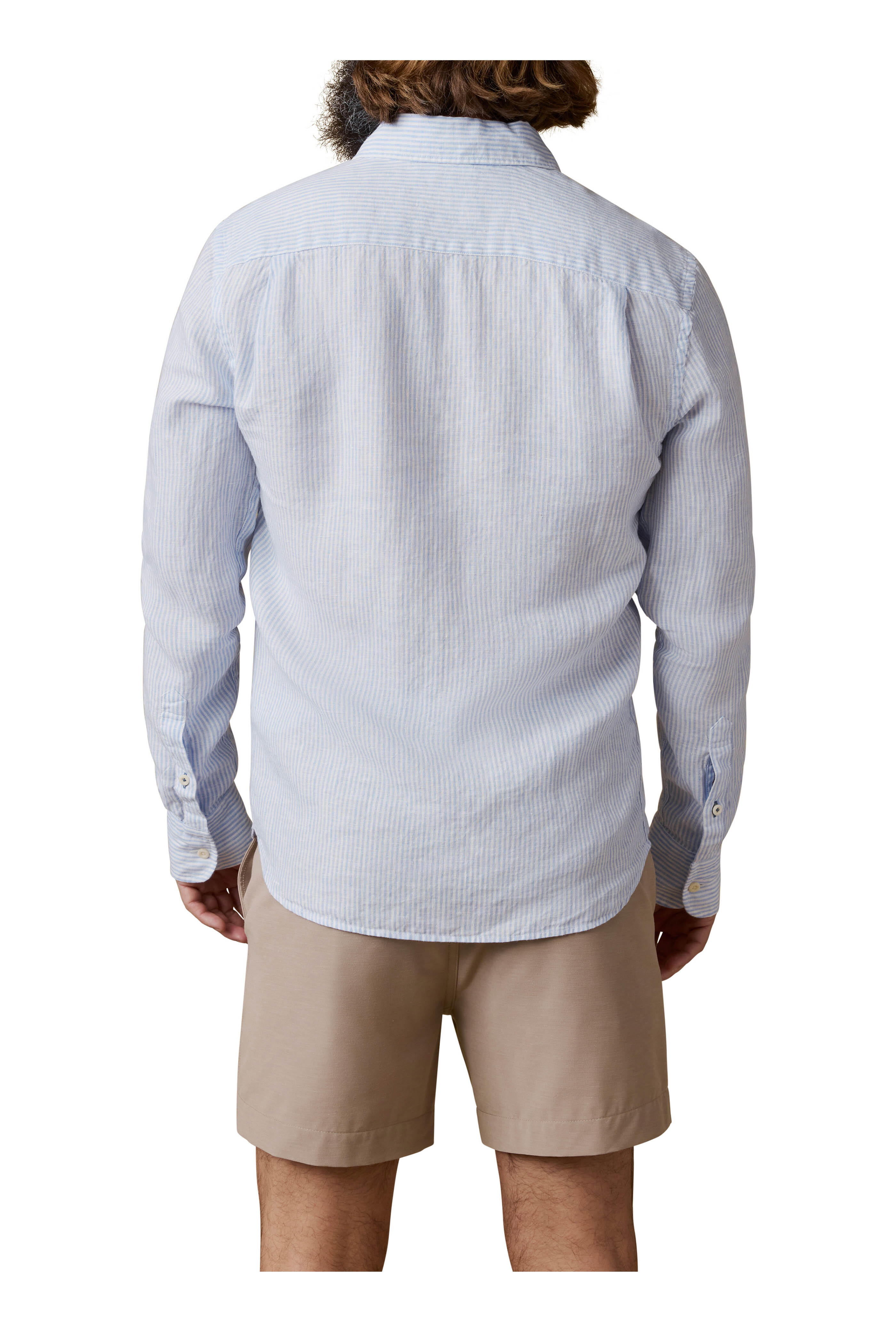 Faherty Brand - Laguna Summer Classic Stripe Linen Sport Shirt - view 4