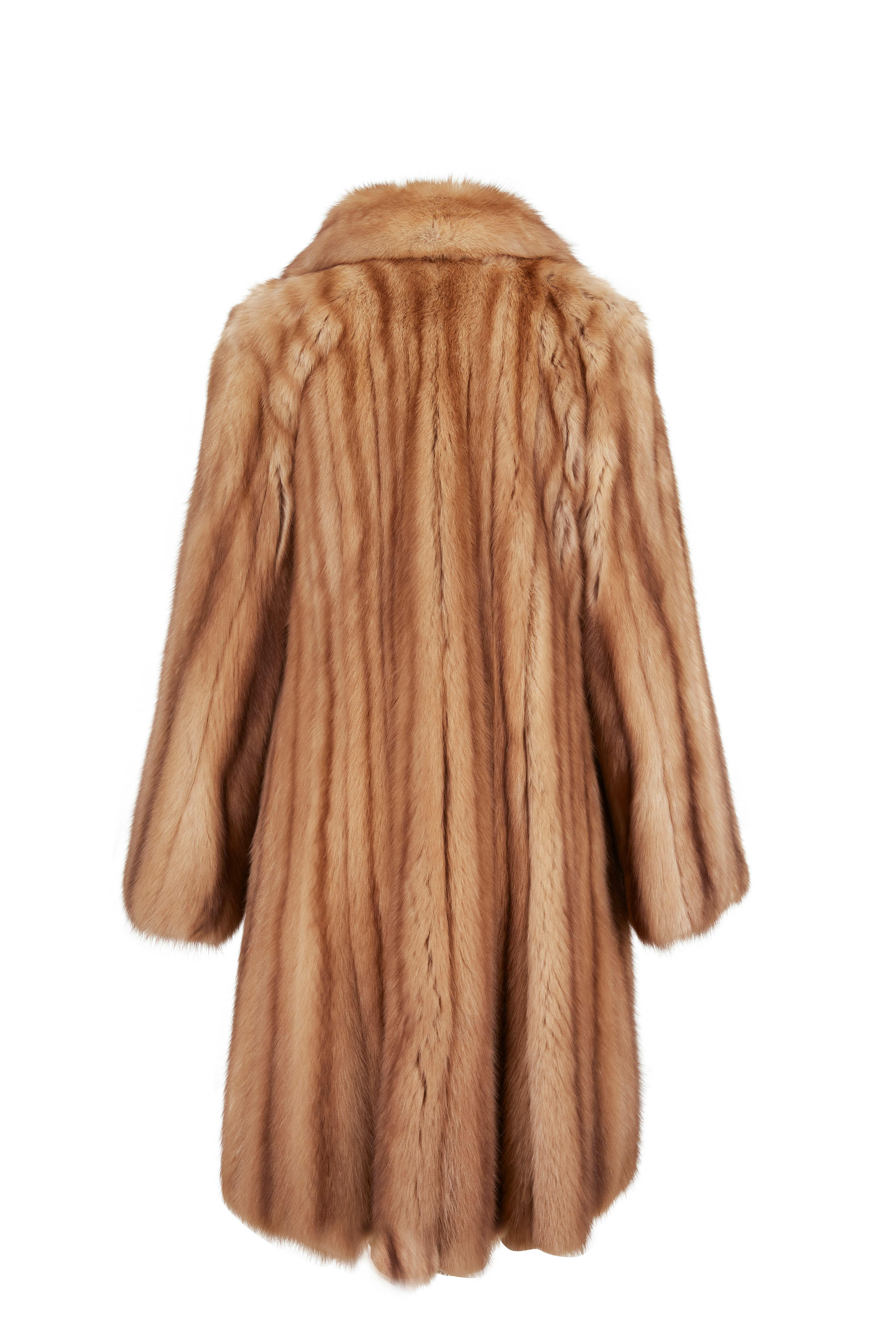 Oscar de la Renta Furs - Vertical Golden Sable Fur Coat