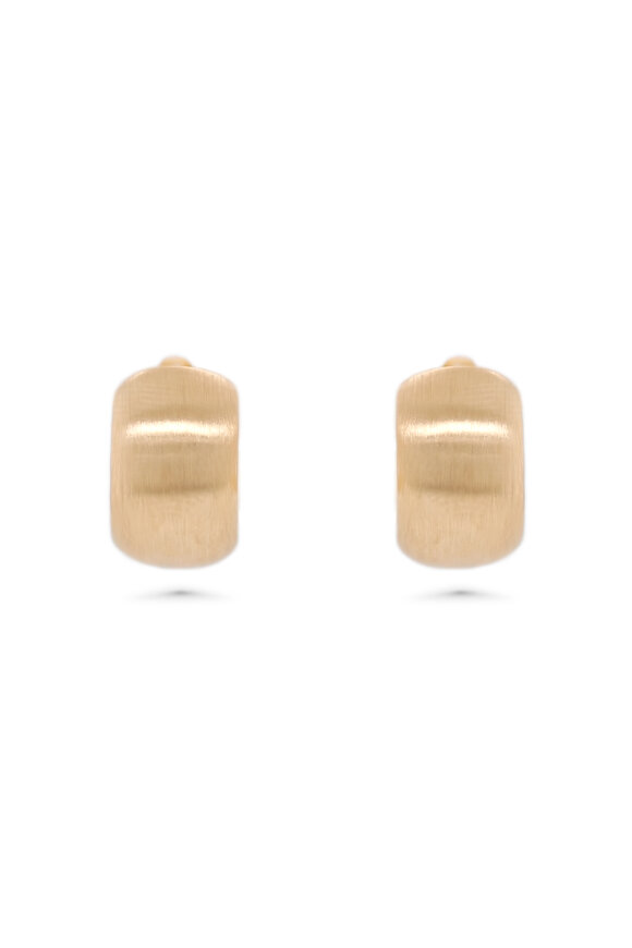 Kali Zoe 14k Yellow Gold Wide Huggie - view 2
