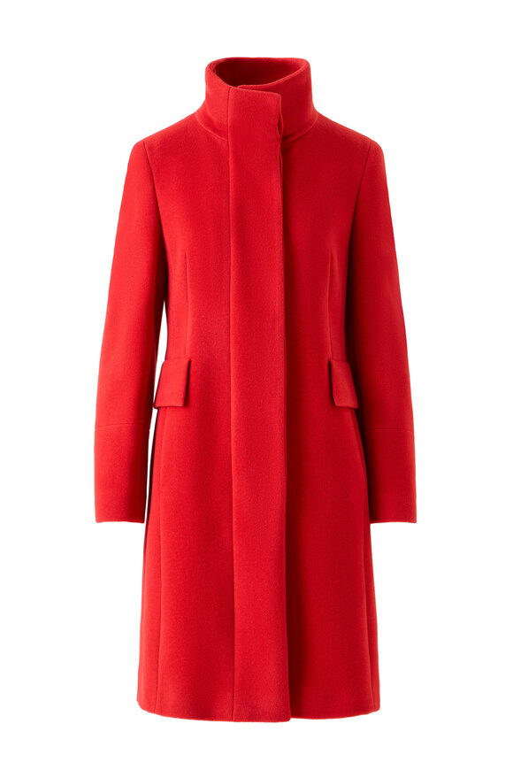 Akris Punto Red Long Coat - view 1