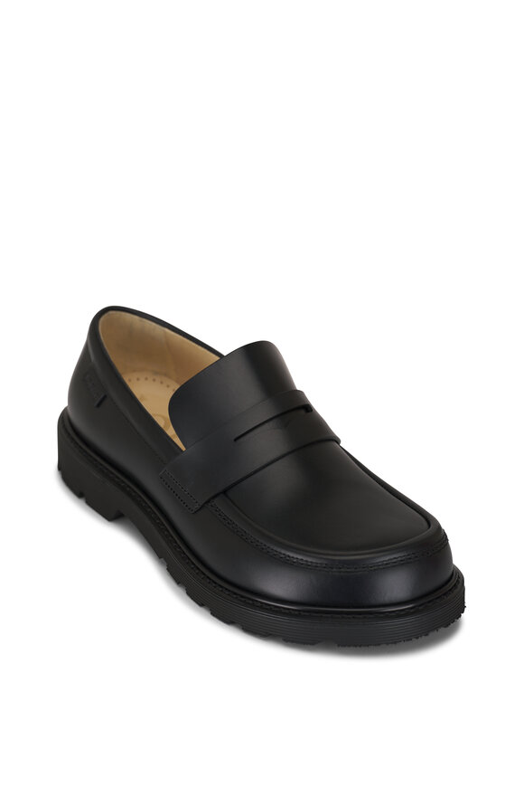 Loewe Blaze Black Leather Loafer 