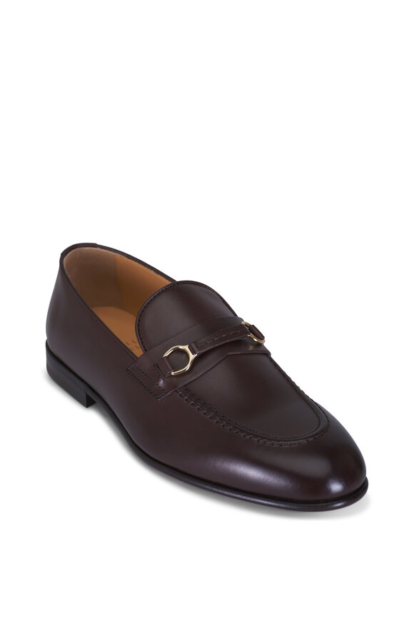 Brunello Cucinelli Dark Brown Leather Loafer