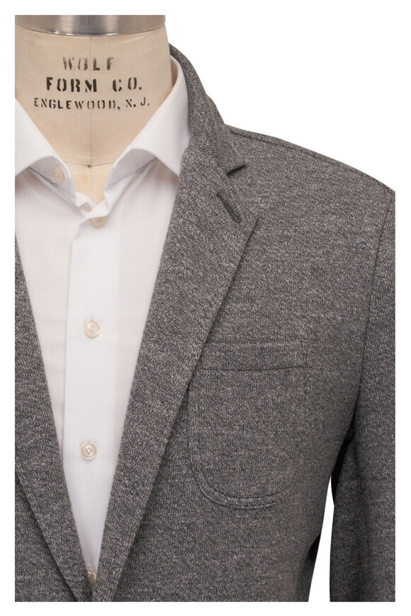 Faherty Brand - Medium Gray Mélange Knit Blazer