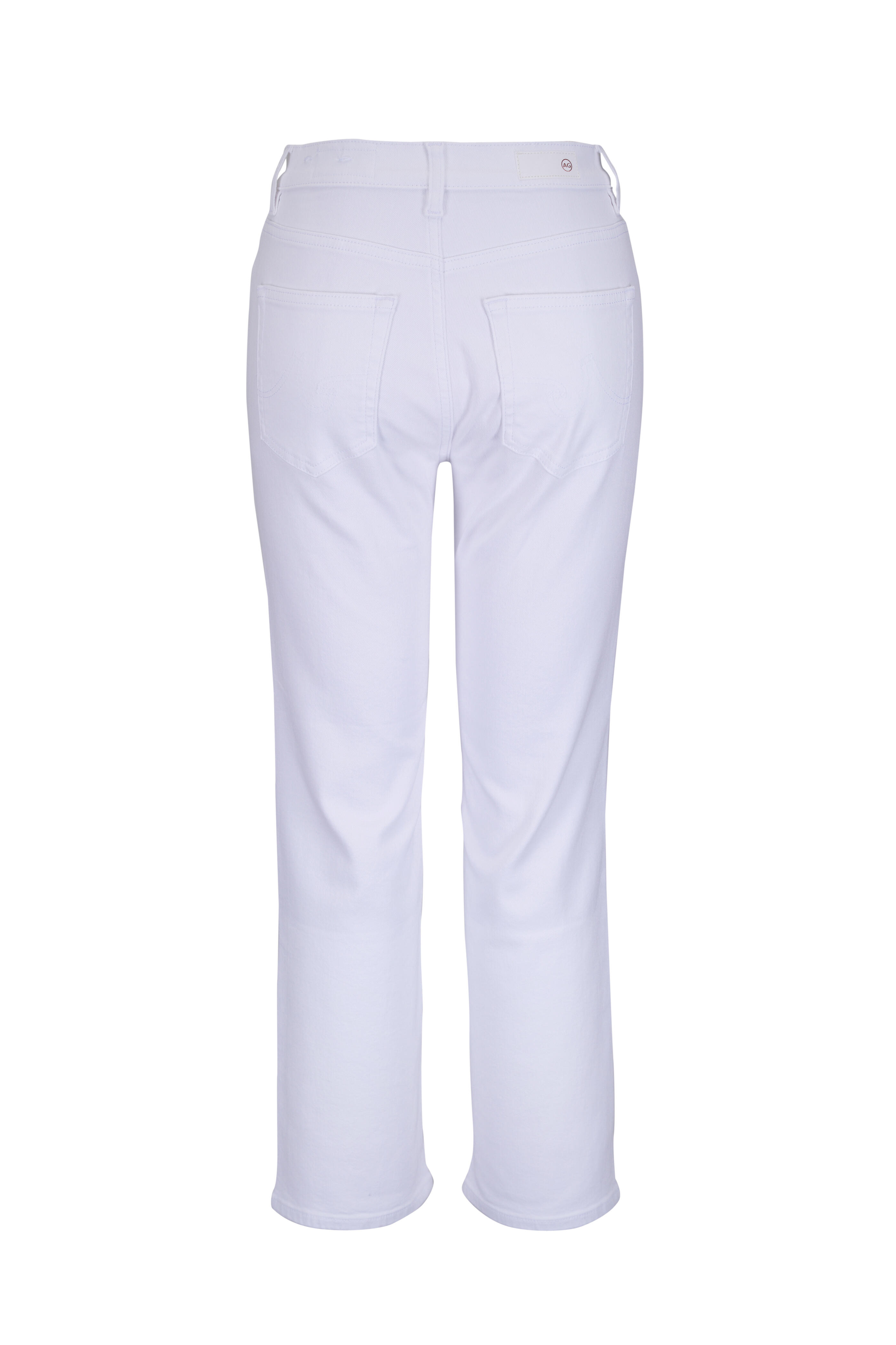 AG - Brinley White Crop Jean - view 2