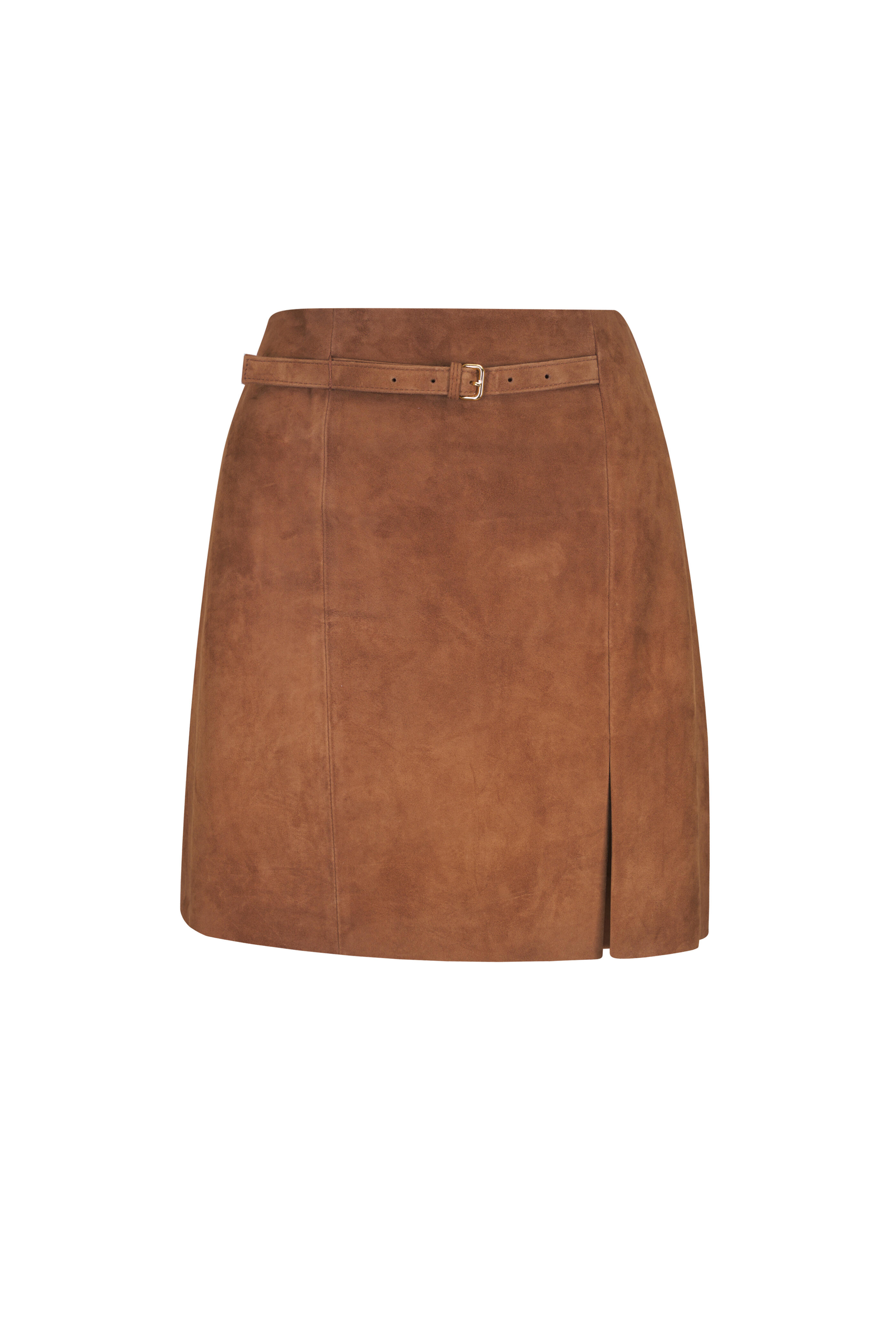 Vince - Camarillo Suede Belted Mini Skirt