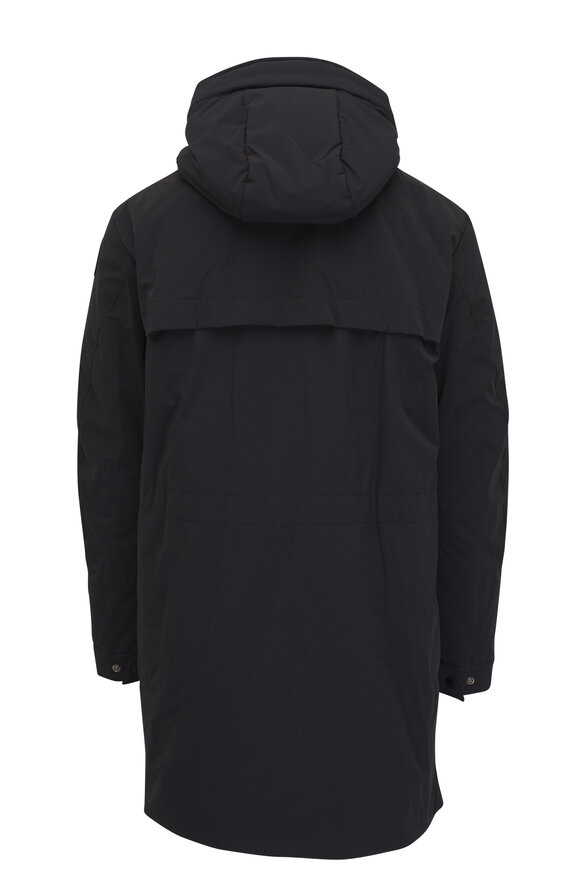 Parajumpers - Easy Black Long Hooded Jacket