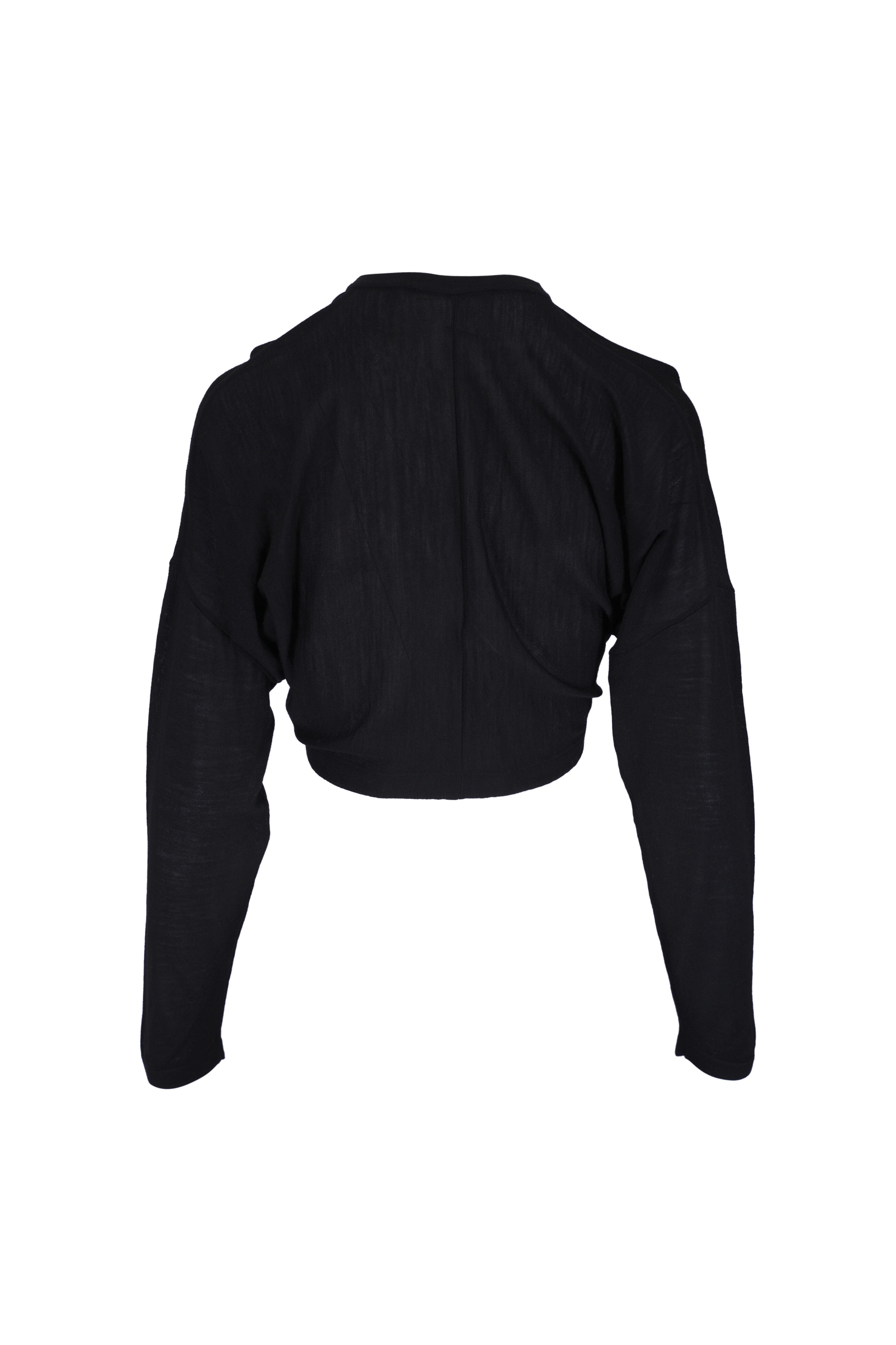 Khaite - Finn Black Crewneck Cardigan - view 5