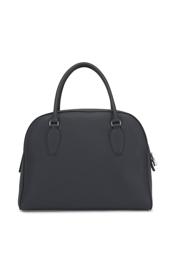 The Row India 12 Dark Pine Ans Leather Top Handle Bag - view 2