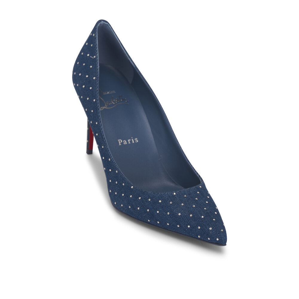 Christian Louboutin ハイヒール 青色 uploading-1407149.jpg