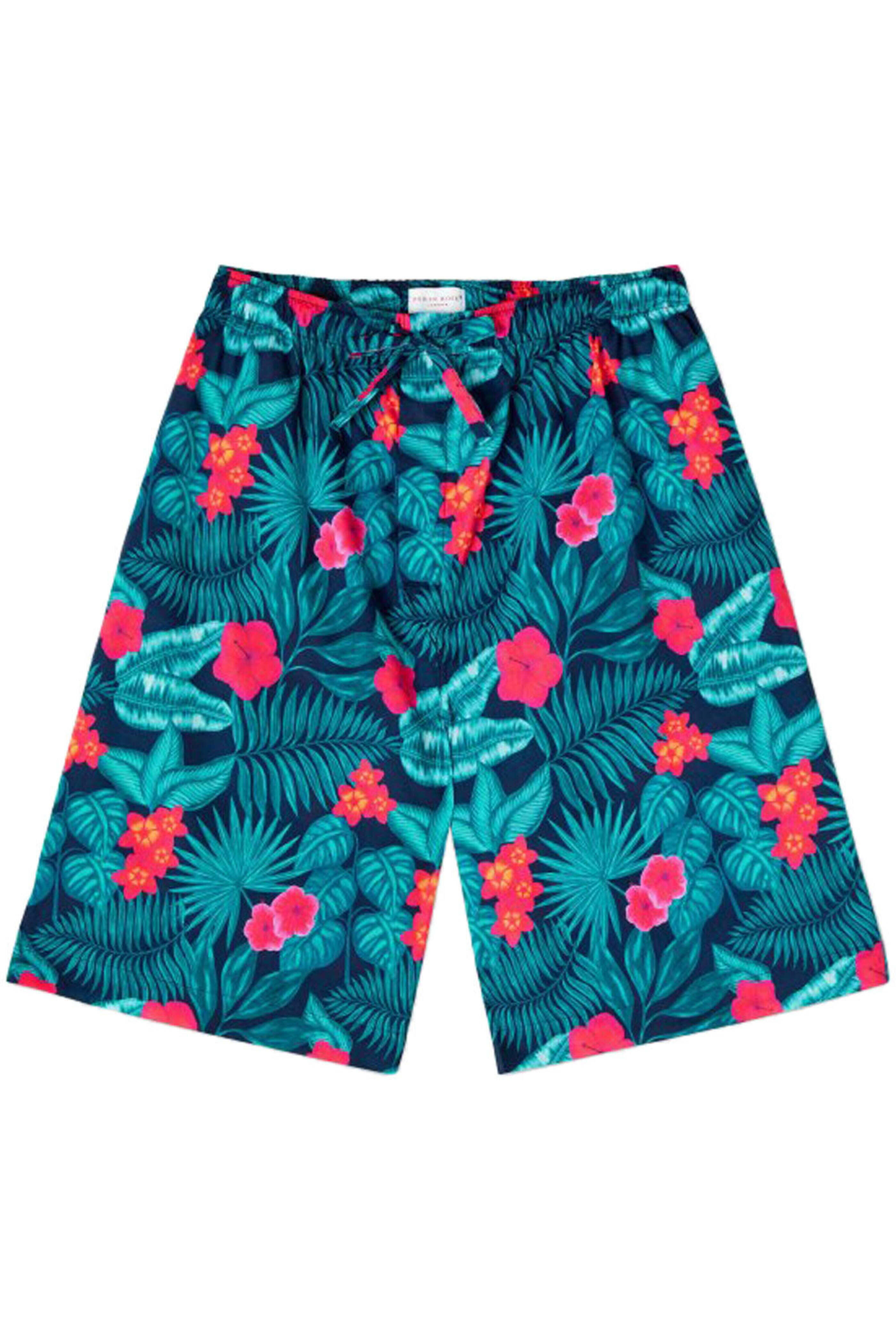 Derek Rose - Ledbury 43 Lounge Short in Batiste Navy