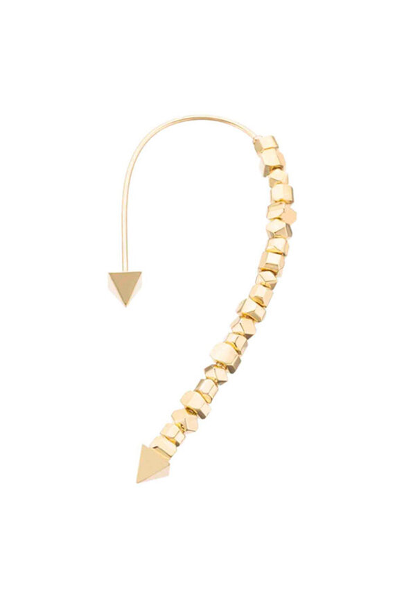 Peruffo 18k Yellow Gold Rocks Curve Earring - view 2