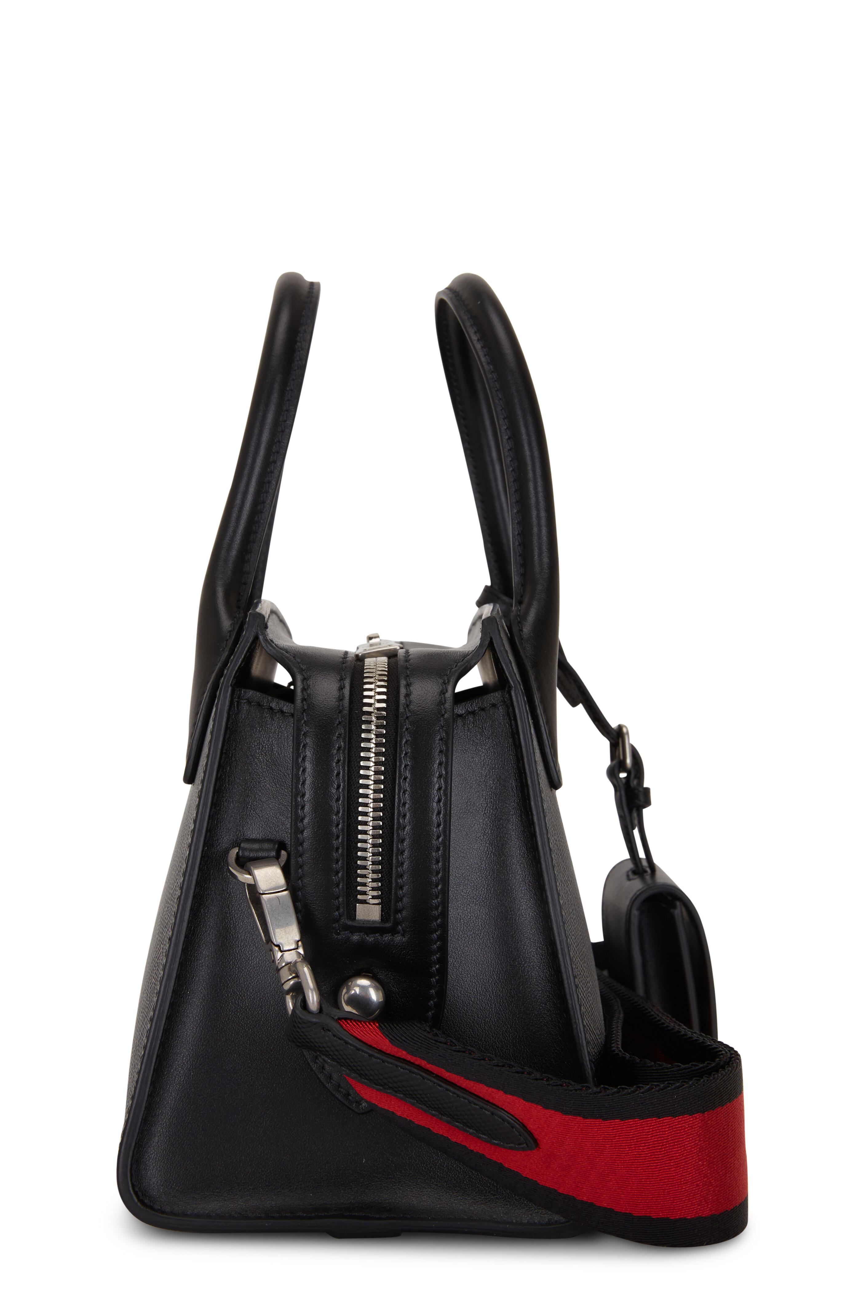 Prada Women's Black Re-Nylon Triangle Shoulder Bag | by Mitchell Stores