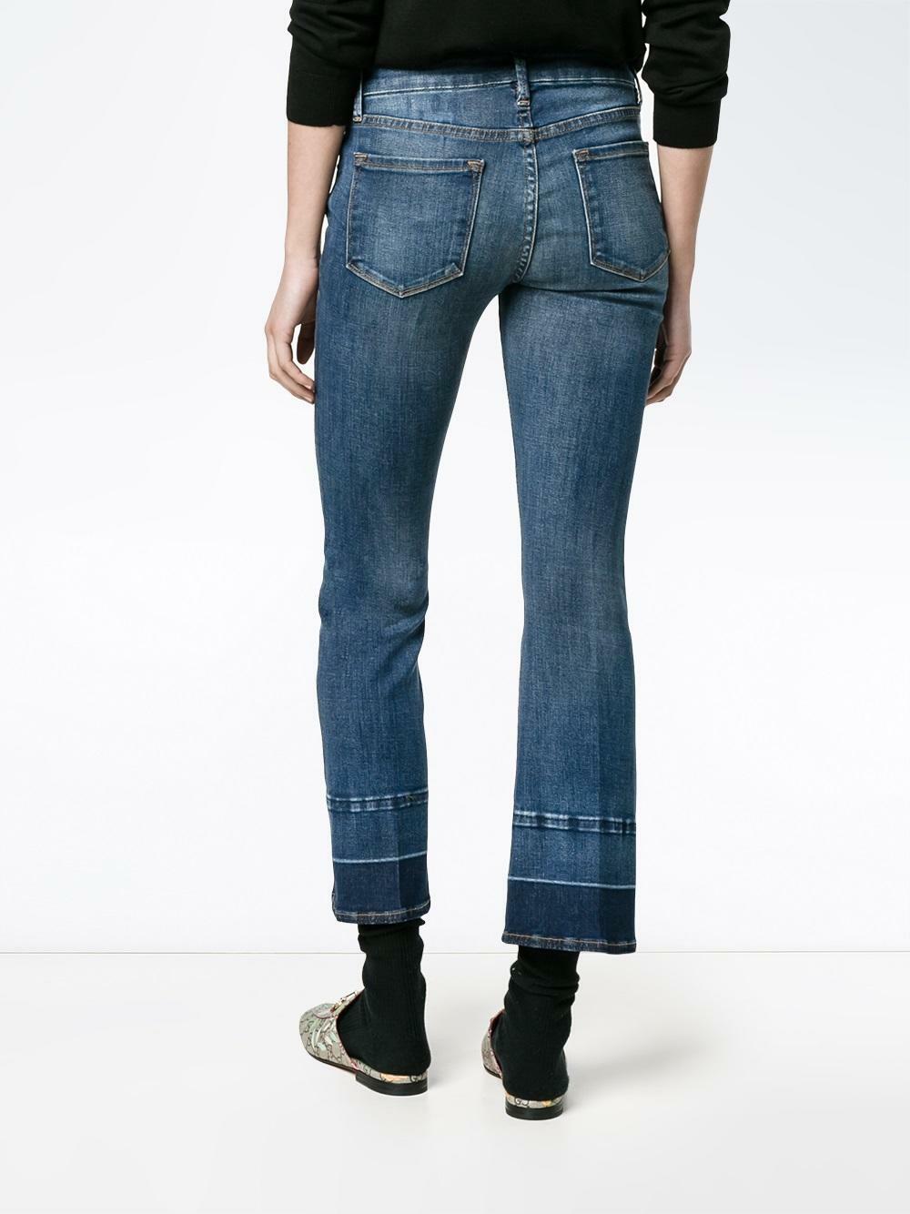 Frame - Le Crop Mini Boot Released Hem Jean